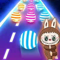 Labubu Dancing Ball Color Road