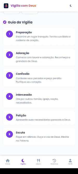 Vigília com Deus Screenshot 2
