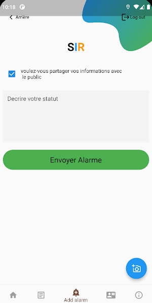 SIR Alarme Screenshot 1