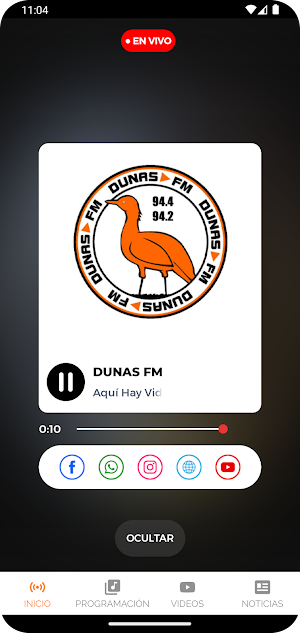 Dunas FM Screenshot 2