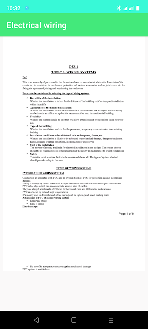 Electrical Wiring installation Screenshot 2