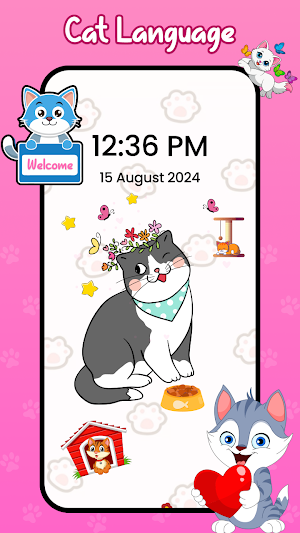 Cat Language DIY Wallpaper Screenshot 0