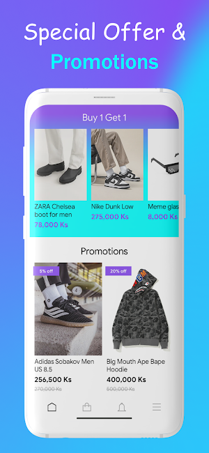 Yuni E store Screenshot 1