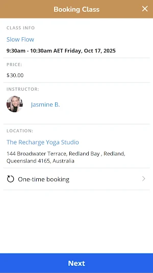 The Recharge Yoga Studio Screenshot 2
