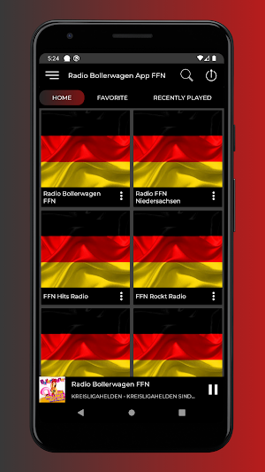 Radio Bollerwagen App FFN Screenshot 0