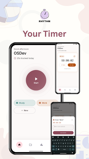 Rhythm: Time, Activity Tracker Screenshot 1