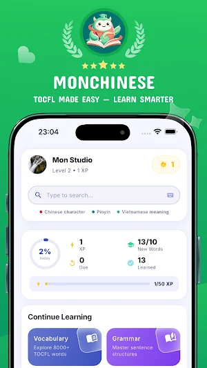 MonChinese – TOCFL Learning Screenshot 0
