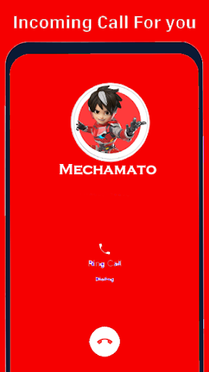 Mechamato fake call Screenshot 1