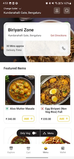 Biriyani Zone Screenshot 1