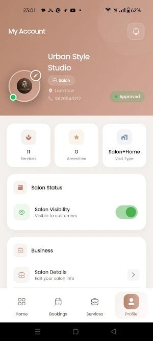 Grooomie Partner Screenshot 2