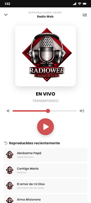 Radio Web - Tu Emisora Web Screenshot 1