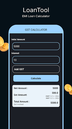 LoanTool : EMI Loan Calculator Screenshot 1