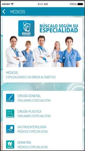 DSALUD TU GUÍA MÉDICA Screenshot 2