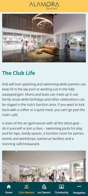 Alamora Community App Screenshot 1