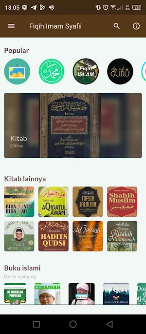 FIKIH IMAM SYAFII OFFLINE Screenshot 0