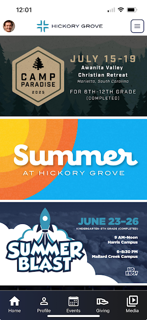 Hickory Grove Baptist Screenshot 0