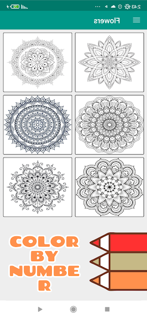 Mandala Royal,Color By Number Screenshot 2