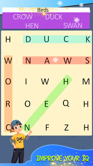 Word Swipe Search: Word Games Screenshot 0