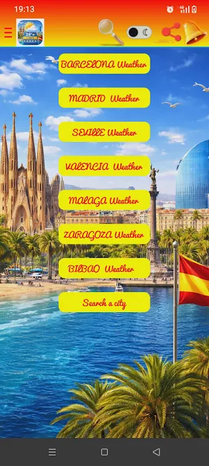 Barcelona Weather – 7 Days Screenshot 1