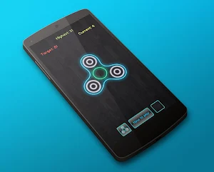 Fidget Spinner Neon Screenshot 0