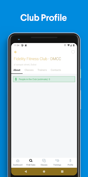 Fidelity Fitness Club Screenshot 2