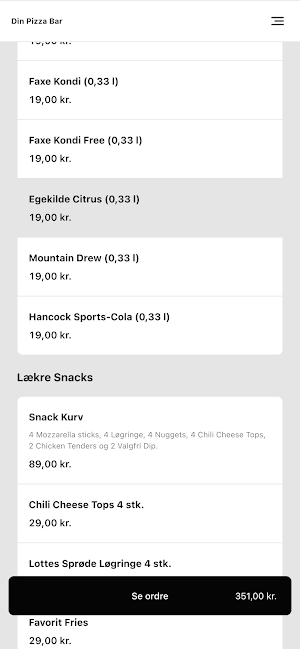 Din Pizza Bar Screenshot 2