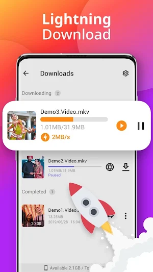 Downloader - Free Video Downloader App Screenshot 2