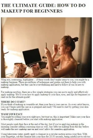 How to Do Makeup for Beginners Screenshot 3