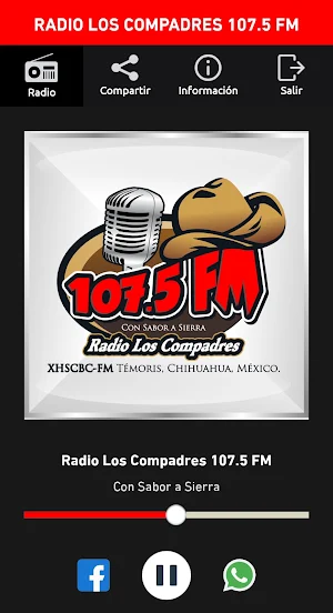 Radio Los Compadres 107.5 FM Screenshot 0