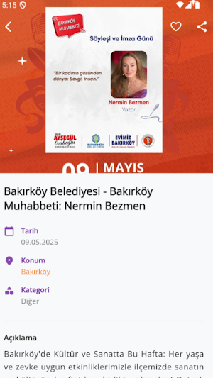Ücretsiz Etkinlikler Platformu Screenshot 3
