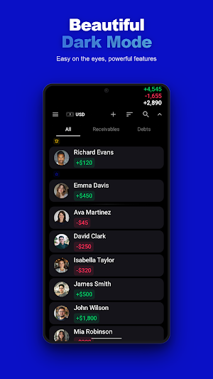 My account: Debt Tracker Screenshot 0