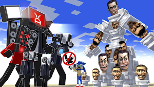 Skibidi Toilet War Minecraft Screenshot 1