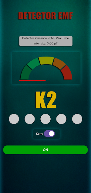 K2 Detector EMF - Real Time Screenshot 1