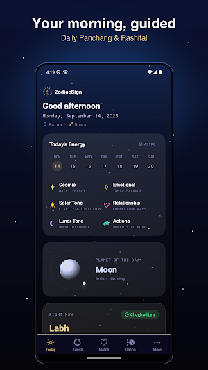 ZodiacSign: Kundli & Panchang Screenshot 0