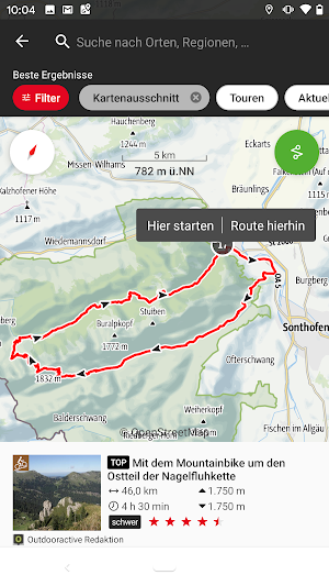 Naturfreunde Tourenportal Screenshot 0