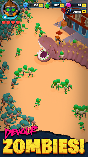 Apocalypse Worm: Zombie Strike Screenshot 0