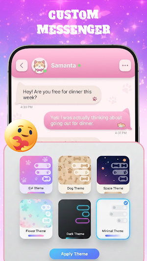 Color SMS: Custom Messenger WA Screenshot 2