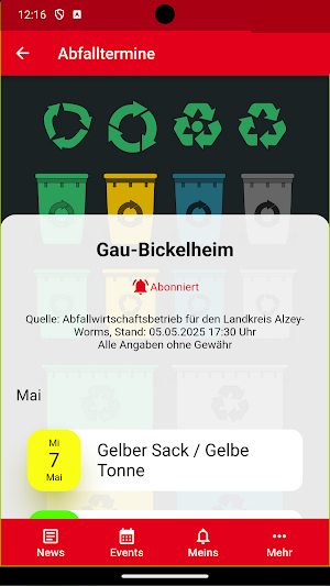 Gau-Bickelheim App Screenshot 2
