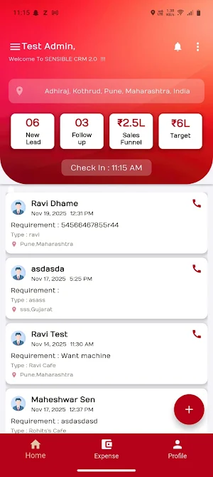 Sensible-CRM Screenshot 0