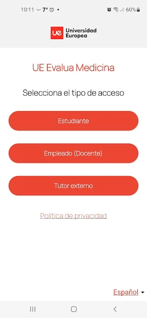 UE Evalua Medicina Screenshot 0