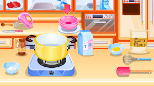 cook cake with berries games Screenshot 3