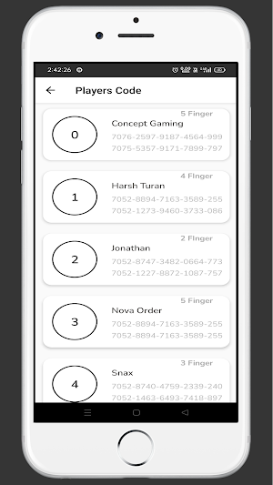 Control Codes Screenshot 2