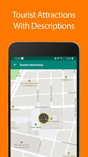 Guadalajara Offline Map and Travel Guide Screenshot 0