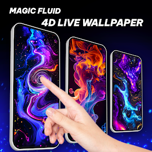 Magic Fluids - Live Wallpaper Screenshot 0