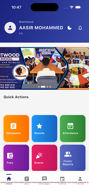 Brentwood School App Screenshot 0