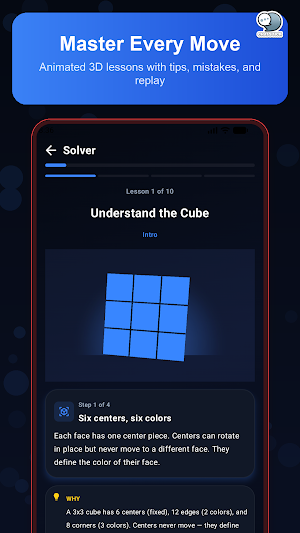 CubeMaster 3D Solver Guide Screenshot 1