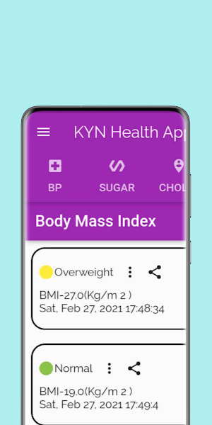 KYN Health App - Know Your Health Numbers Screenshot 3