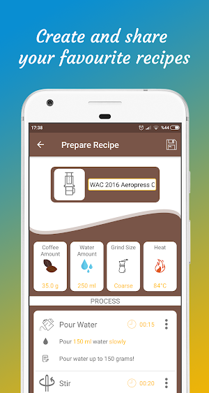 Brew Timer : Find Coffee Recipes&Make Great Coffee Screenshot 2