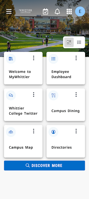 MyWhittier Screenshot 1