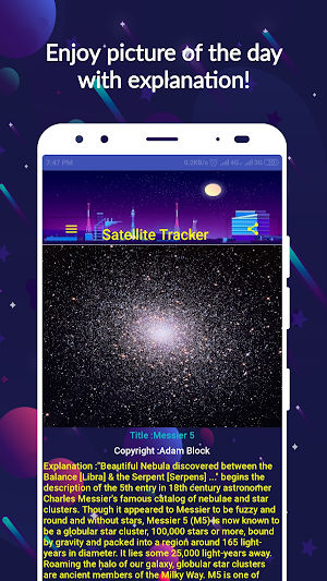Satellite & ISS Tracker Screenshot 2